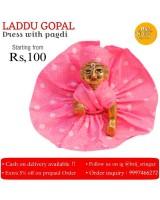 Laddu Gopal Dress with Pagdi Plain Style
