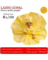 Laddu Gopal Dress with Pagdi Plain Style