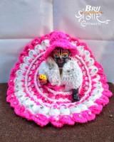 Woolen Flower Dress for Kanha Ji