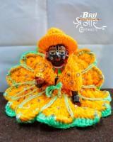 Woolen Flower Dress for Kanha Ji