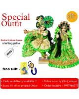 Special Outfit Idols Radha Krishna Dresses
