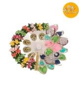 Janmashtami Special Laddu Gopal Dress with Handmade Multicolor Flower Work