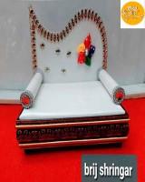 Laddu Gopal Singhasan Beautiful Handcrafted