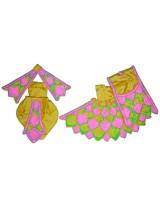 Radha Krishna Dress Multicolor Embroidery Design