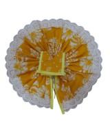Dress for laddo gopal in cotton in laddo yellow colour