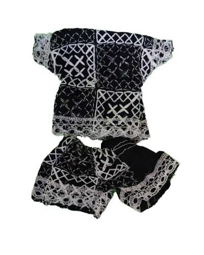 Classic Black & White Laddu Gopal Night Suit Set Comfortable Deity Sleepwear