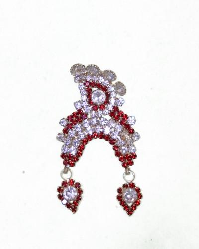 Chandrika For Radha Rani In Blue, Red Colour