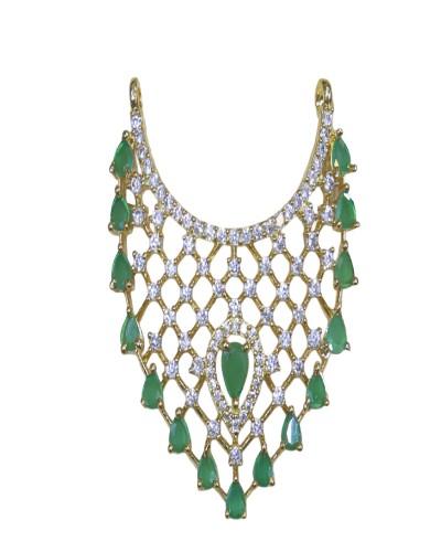 AD mala in green colour for laddo gopal , radhakrishna in green 