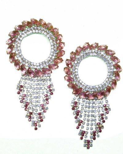 Elegant Multi-tone Crystal Heavy Bracelet Traditional Indian Bridal Bangle