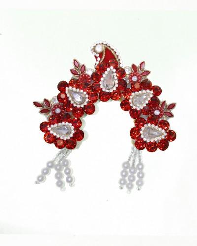 Chandrika For Radha Rani Red Colour