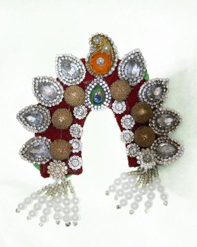 Chandrika For Radha Rani In Golden Moti Style