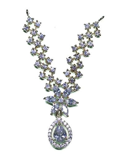 Elegant Y-Shaped Glistening Adornment Sparkling Crystal Piece