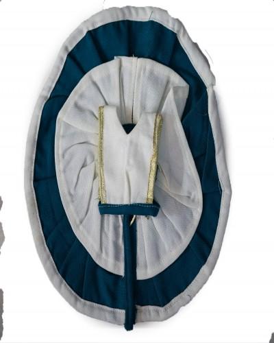 Laddo Gopal Dress In White Blue For Winter in Sahibganj