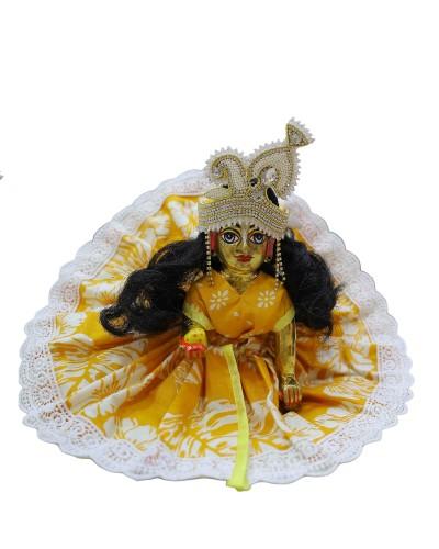 Dress For Laddo Gopal In Cotton In Laddo Yellow Colour in Dehri