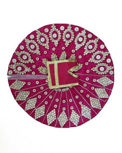 Handcrafted Pink Laddu Gopal Dresses with Embroidery Design