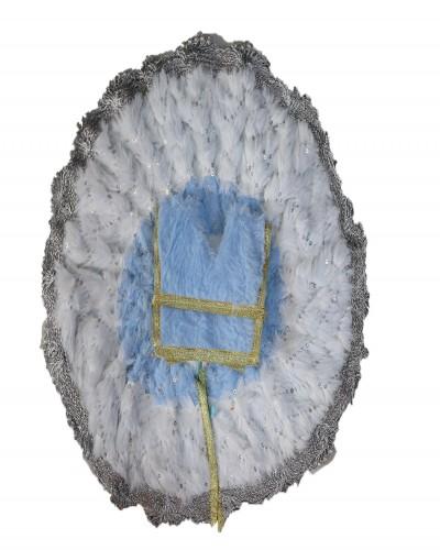 Laddo Gopal Dress In Blue White For Winter in Sahibganj