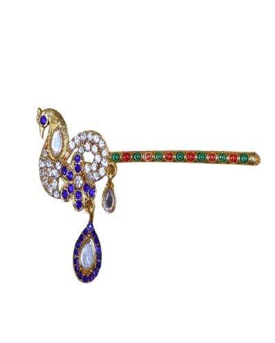 Beautiful Peacock Multicolor bansuri for laddo gopal ji 
