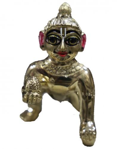 Laddo Gopal In Asth Dhatu In Normal Shringar 