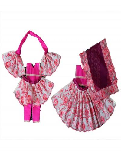 Radha Krishna Dress In Pink in Tuensang