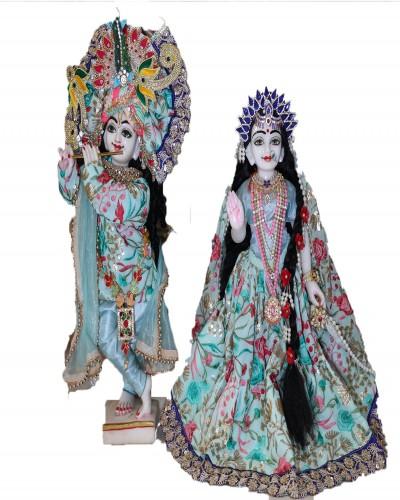Radha Krishan Dress In Blue Colour in Tuensang