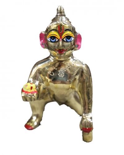 Laddo Gopal In Panch Dhatu With Normal Shringar