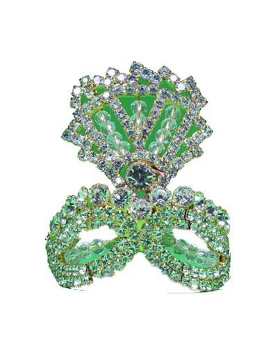 Fancy Crystal Embellished Radha Krishna Crown Accessory