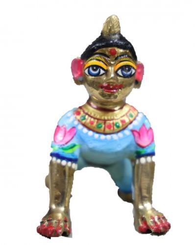 Radha Rani In Panch Dhatu 