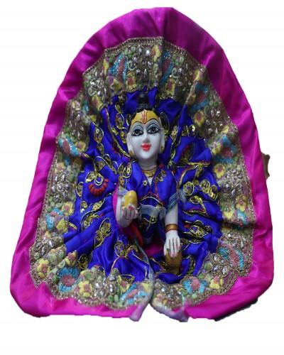 laddo gopal dress for winter in pink blue and yellow