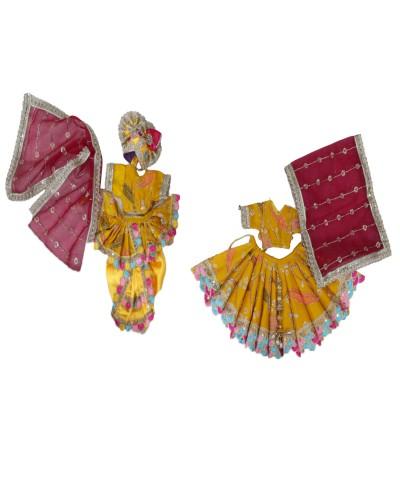 Newly Designed Janmashtami Special Dress For Yugal Jodi Ji Radha Krishna in South Andaman