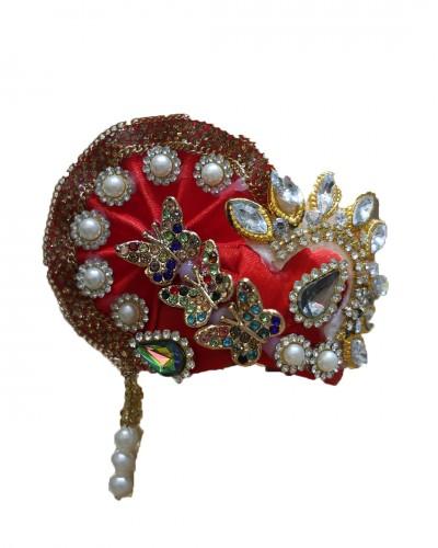 Laddo Gopal Pagdi In Blue , Red , Yellow, Pink