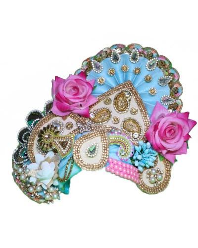 Designer Pugree for Laddu Gopal Stone Flower Work