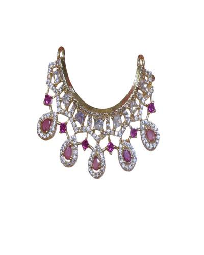 Beautiful AD mala for radhakrishna, laddo gopal in pink colour