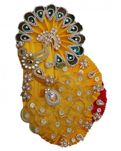 Pagdi For Laddo Gopal In Yellow, Blue,  Pink 