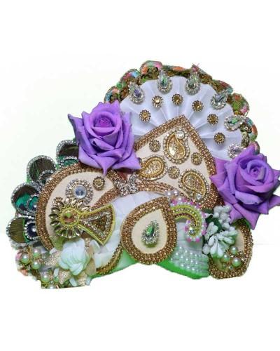 Floral Poshak with Pugree for Laddu Gopal