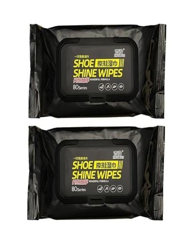160 Pcs Shoe Cleaning Wipes | 2 Pack Sneaker Cleaner Wipes | Disposable Quick Cleaning Wipes for Shoes