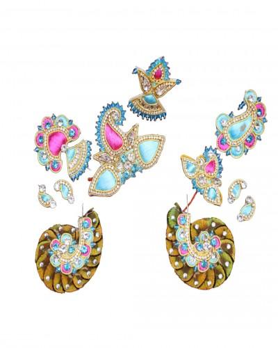 Mukut shringar for radhakrishna 