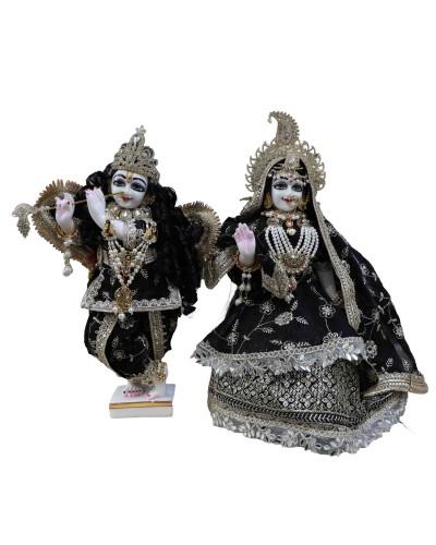 Radhakrishna Dress In Black Colour
