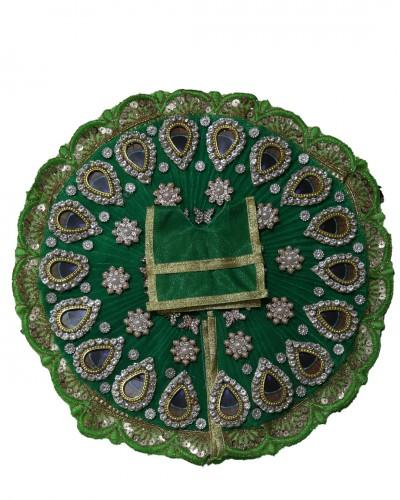 A Stunning Green Dress That Exudes Elegance And Charm With All The Accessories
