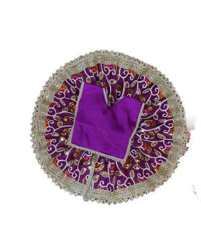 Laddo Gopal Poshak In Purple Colour  in Dehri