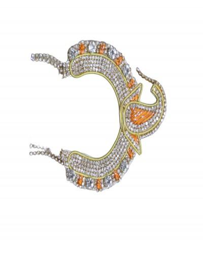 Chandrika For Radha Rani In Orange Colour in Pune