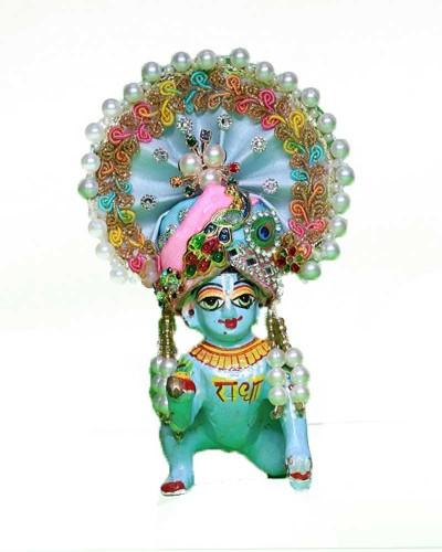 Traditional Stone Design Pugree for Laddu Gopal