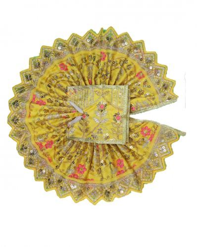 Laddo Gopal Poshak In Yellow Colour 