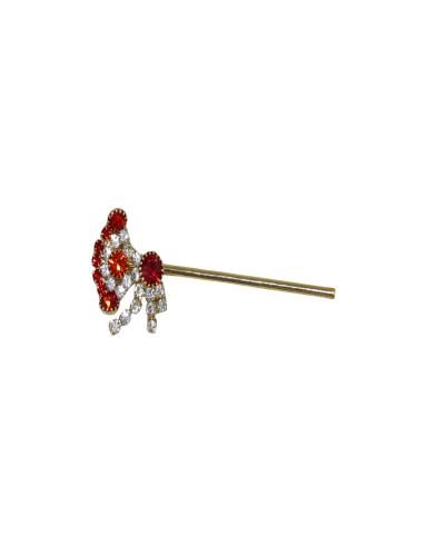 Laddu Gopal Fancy Bansuri, Gold Plated Murli For Janmashtami, Decorative Flute For Krishna Idol 