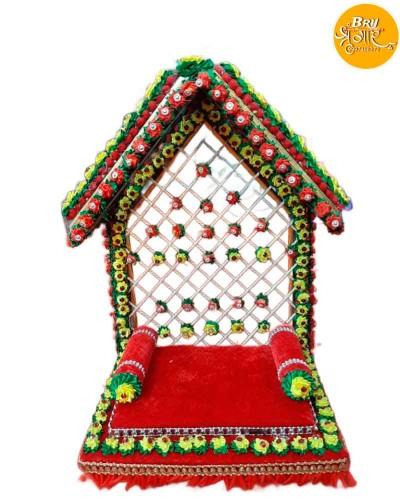 Laddu Gopal Ji Singhasan Hut Style
