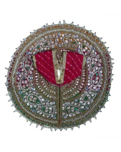 Luxurious Multi-Hue Laddu Gopal Poshak With Extensive Bead Work