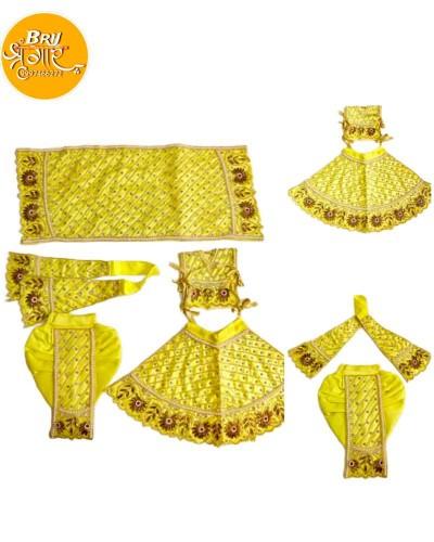 Radha Krishna Dress Set with Accessories