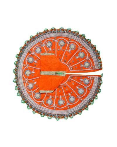 Beautiful Design Orange Laddu Gopal Dress