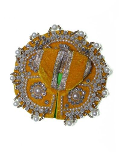 Premium Yellow/Orange Bal Gopal Poshak For Lord Krishna