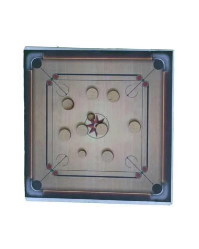 Premium Wooden Carrom Board Game Set With Coins And Striker