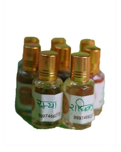 Traditional Indian Attar Pair Ramya & Radhika Perfume Oils For Divine Worship & Serene Aura
